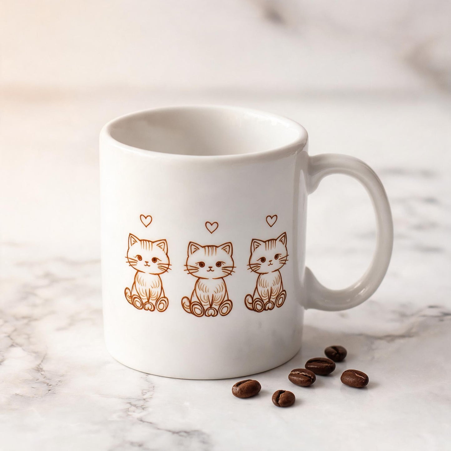 Latte Art Kittens Mug