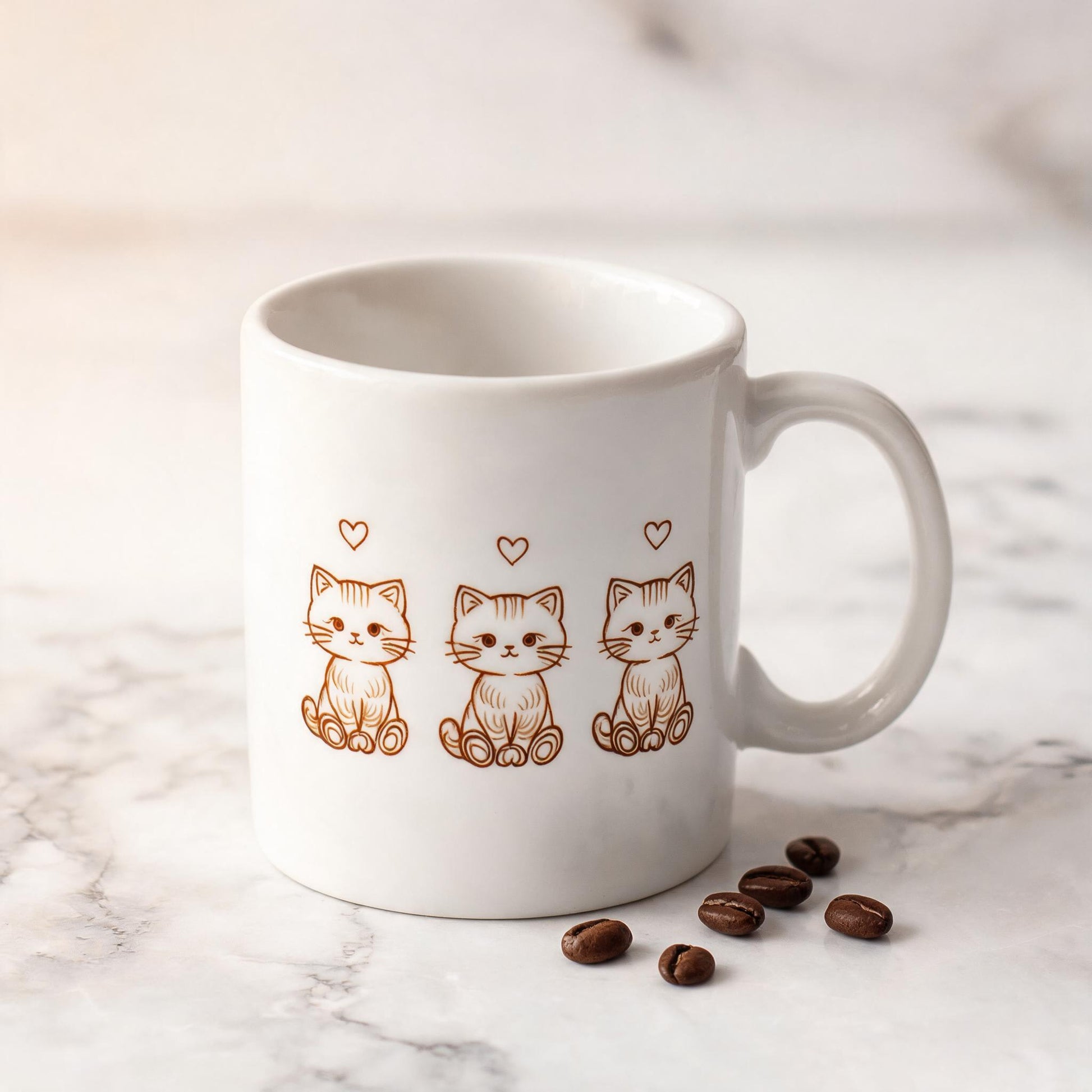 Latte Art Kittens Mug