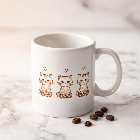 Latte Art Kittens Mug