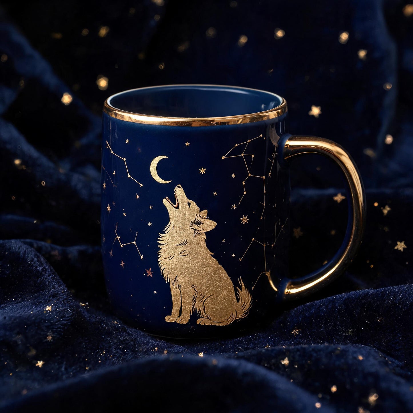Moon & Dog Celestial Mug