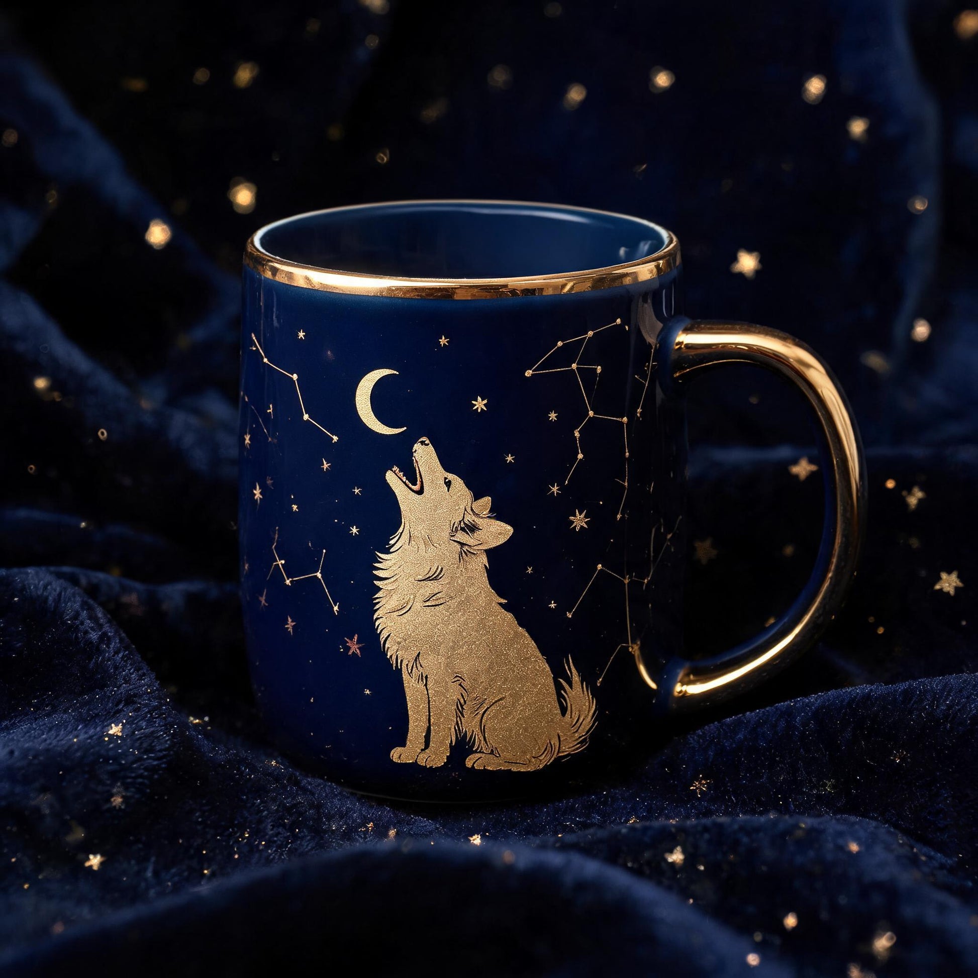 Moon & Dog Celestial Mug