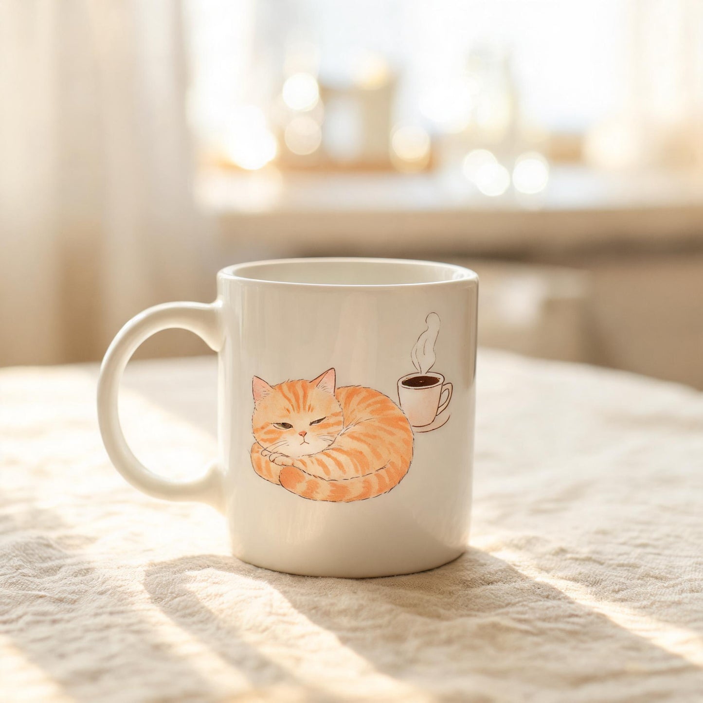 Sleepy Tabby Mug
